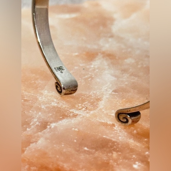 James Avery Retired Bracelet Greek Scroll Cuff 925 Sterling 6.75 26.8g 0684 R - Picture 13 of 14